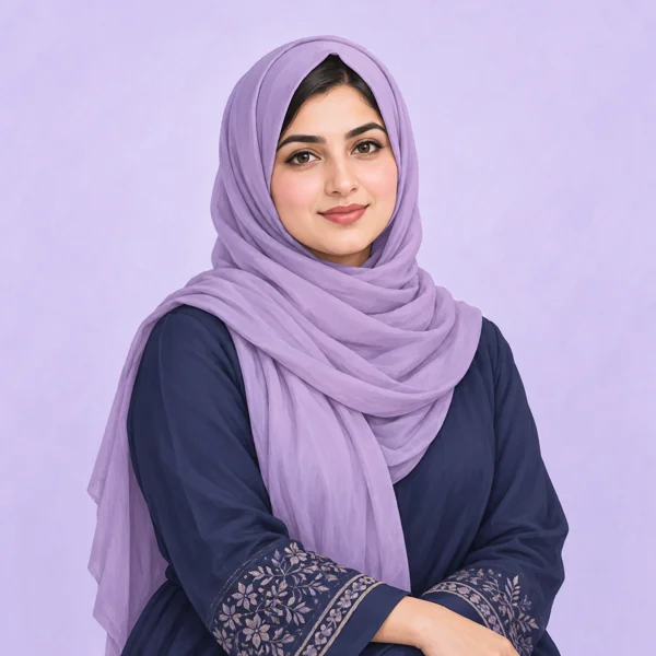 Illustrated placeholder avatar for Miss Iqra